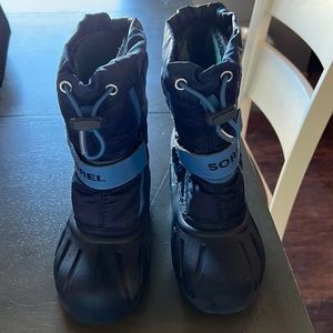 Boys Sorel Winter Boots, Navy Blue, Little Kids 12